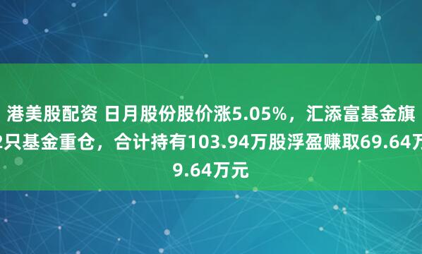 港美股配资 日月股份股价涨5.05%，汇添富基金旗下2只基金重仓，合计持有103.94万股浮盈赚取69.64万元