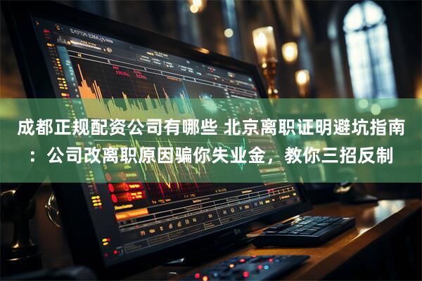 成都正规配资公司有哪些 北京离职证明避坑指南：公司改离职原因骗你失业金，教你三招反制
